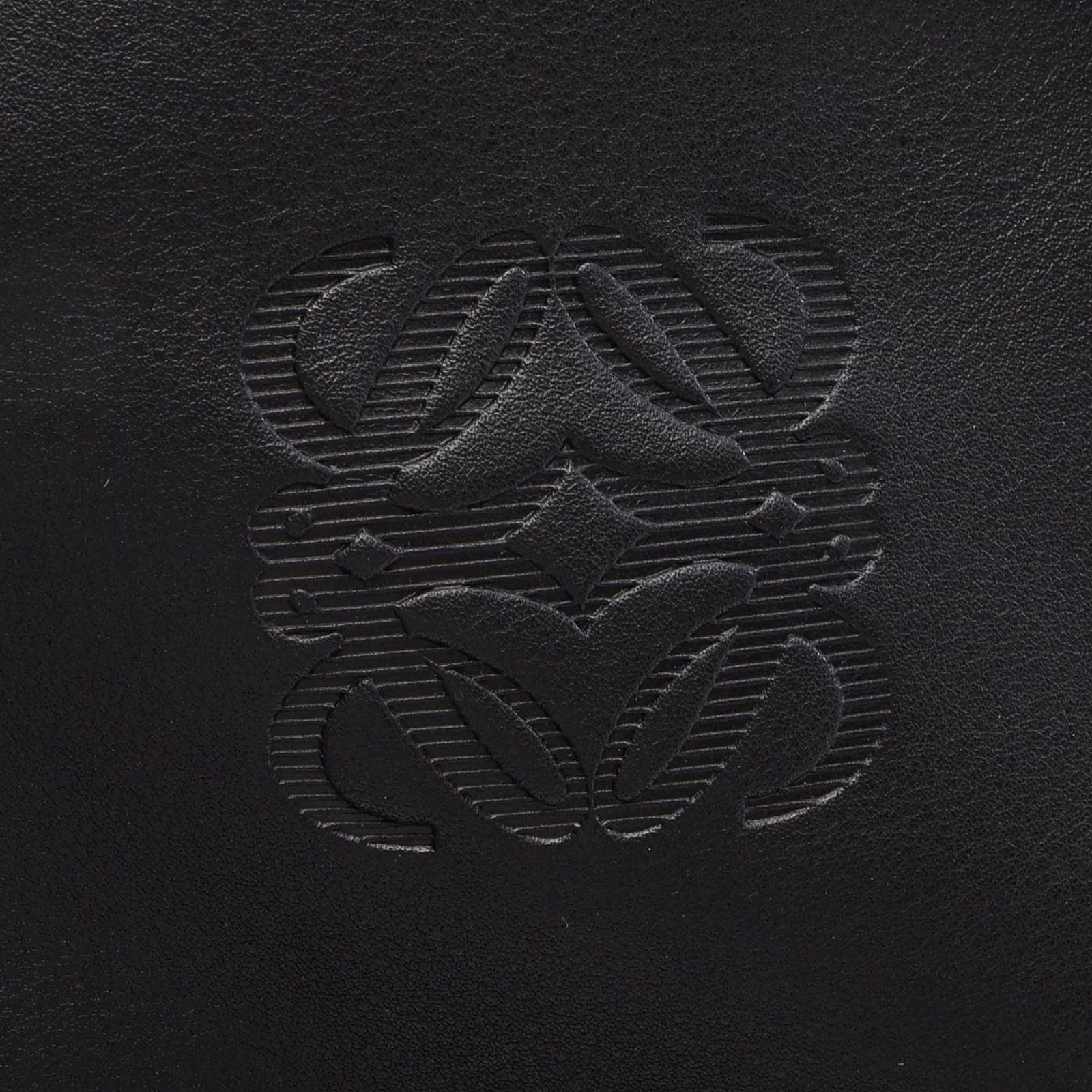 Loewe Anagram 2-Way Black Leather Handbag — view 4