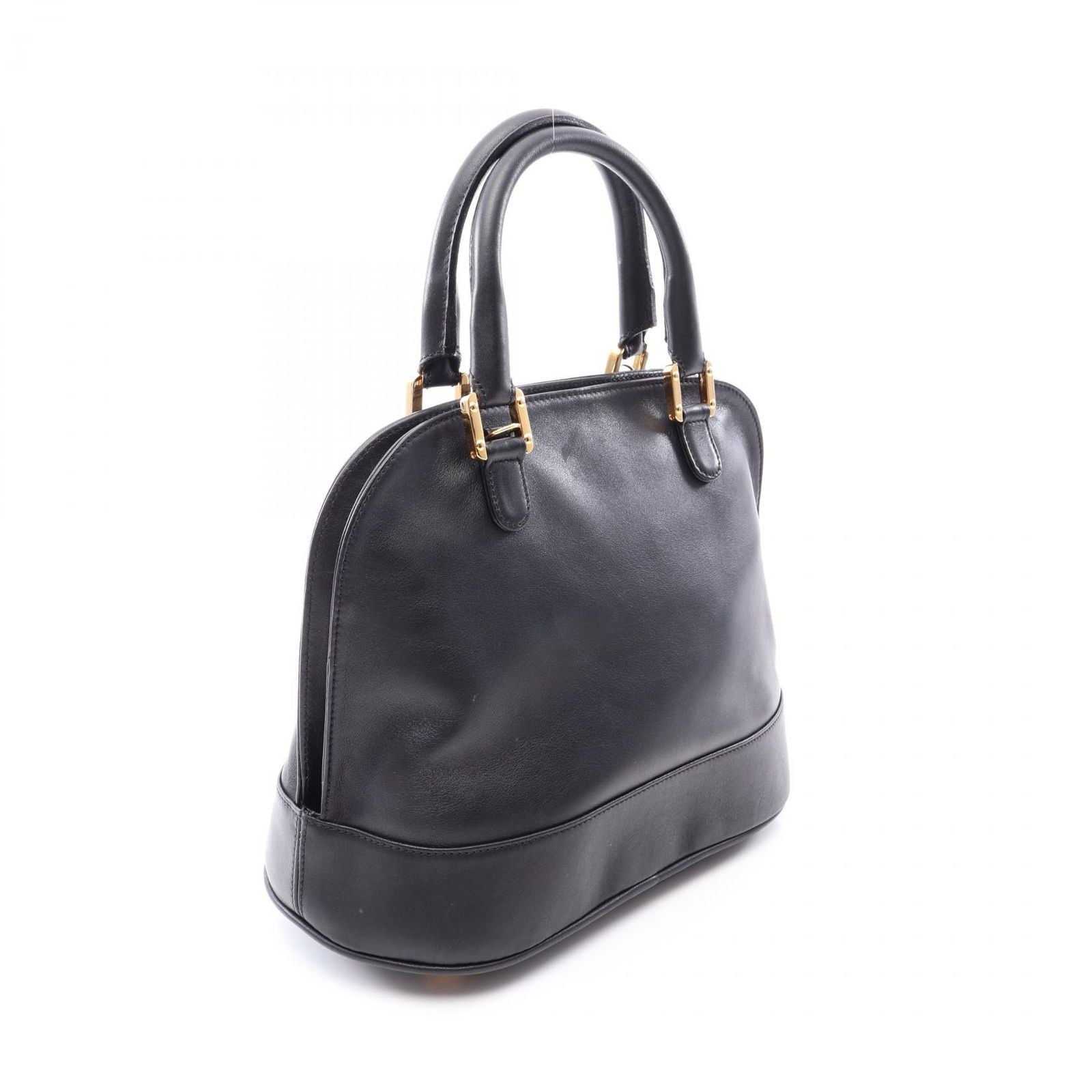 Loewe Anagram 2-Way Black Leather Handbag — view 2