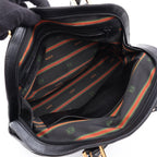 Loewe Anagram 2-Way Black Leather Handbag — view 3