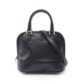 Loewe Anagram 2-Way Black Leather Handbag