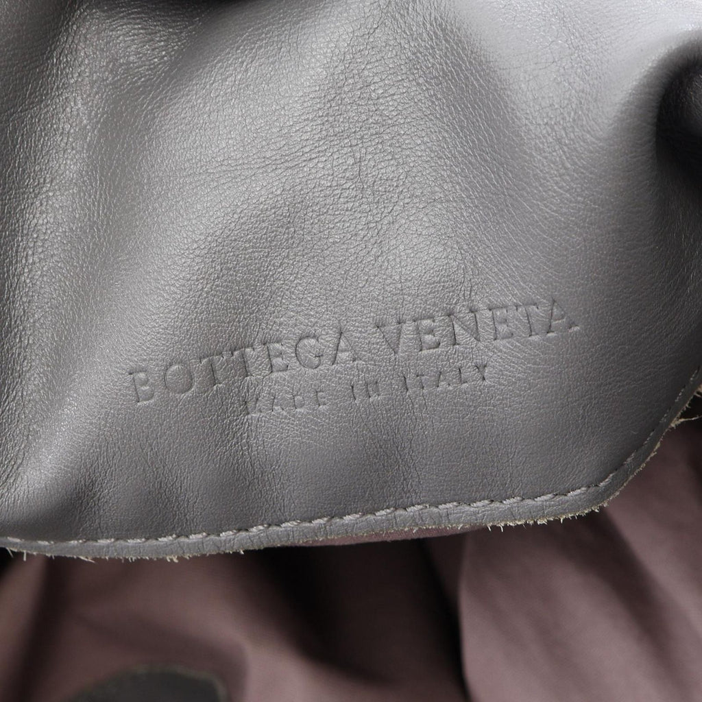 Bottega Veneta Shoulder Bag Intrecciato Gray Leather — view 4