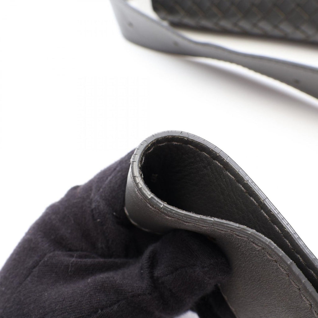 Bottega Veneta Shoulder Bag Intrecciato Gray Leather — view 8