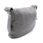 Bottega Veneta Shoulder Bag Intrecciato Gray Leather — view 2