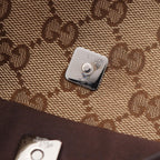 Gucci Shoulder Bag GG Campus Beige Brown Leather — view 5
