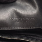 Bottega Veneta Shoulder Bag Intrecciato Black Leather — view 4