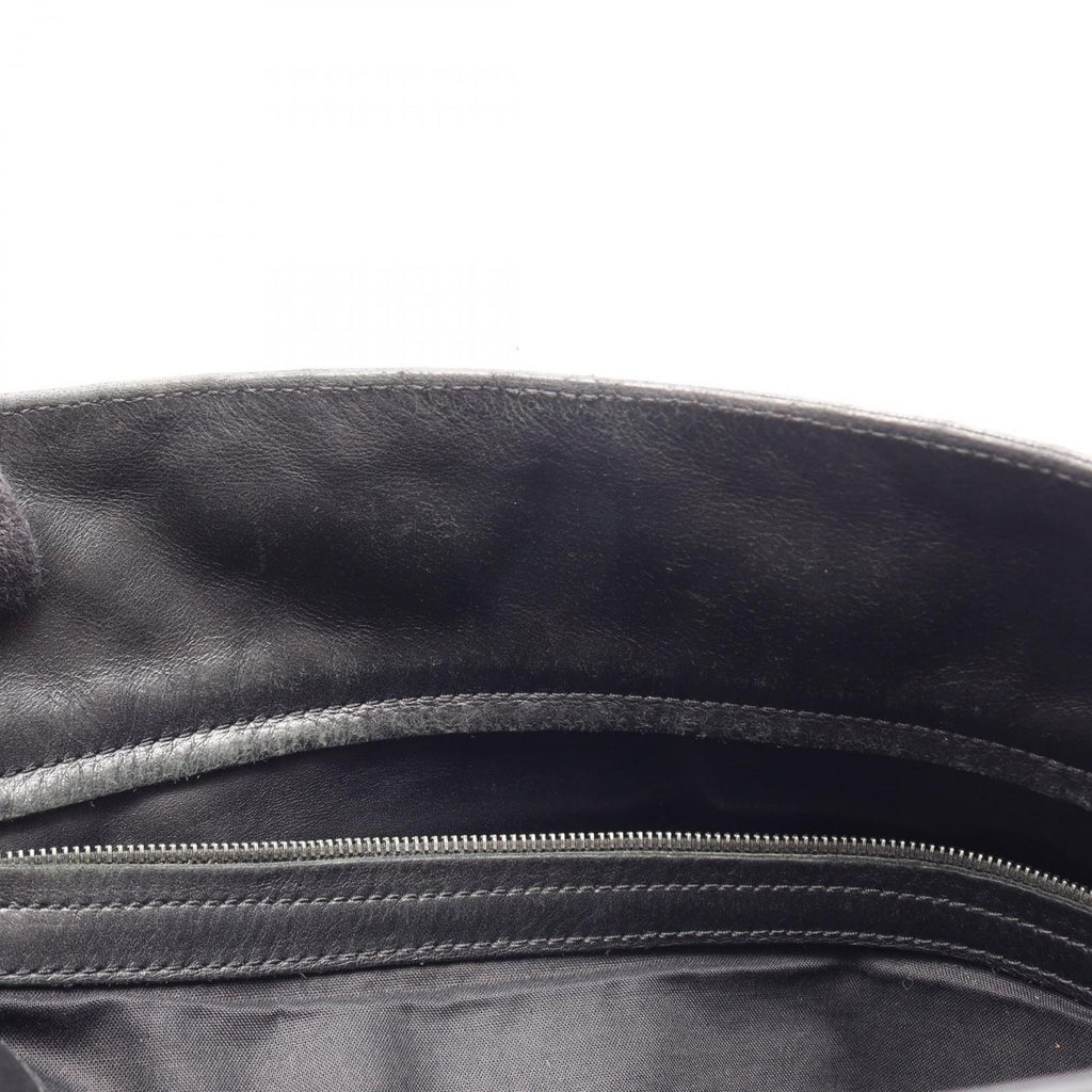 Bottega Veneta Shoulder Bag Intrecciato Black Leather — view 6