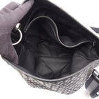 Bottega Veneta Shoulder Bag Intrecciato Black Leather — view 3