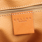 Celine Macadam Brown Canvas Leather Mini Boston Handbag — view 4