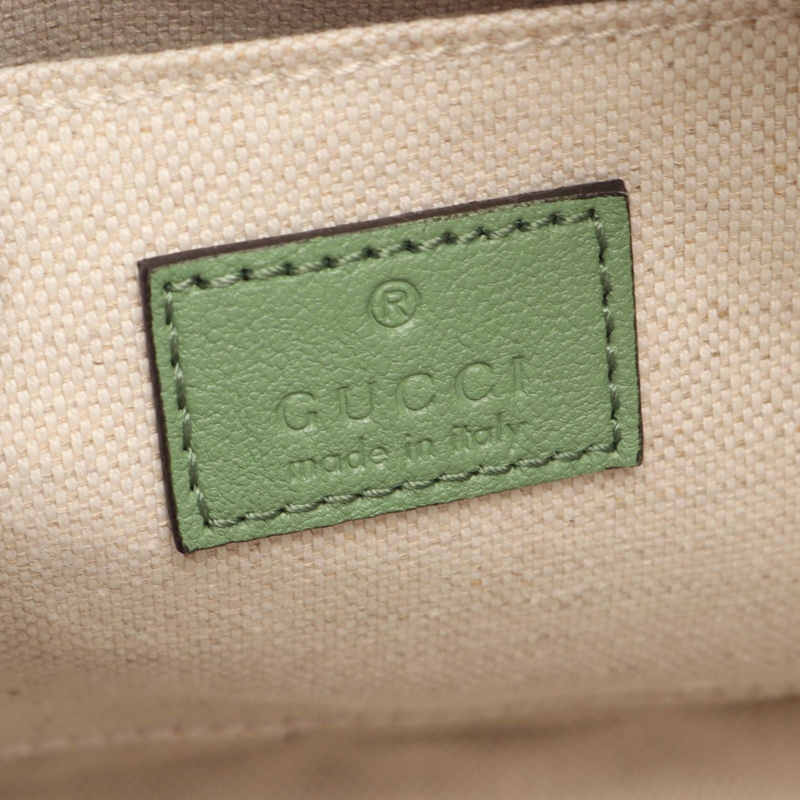 Gucci Shoulder Bag Blondie Green Leather — view 4