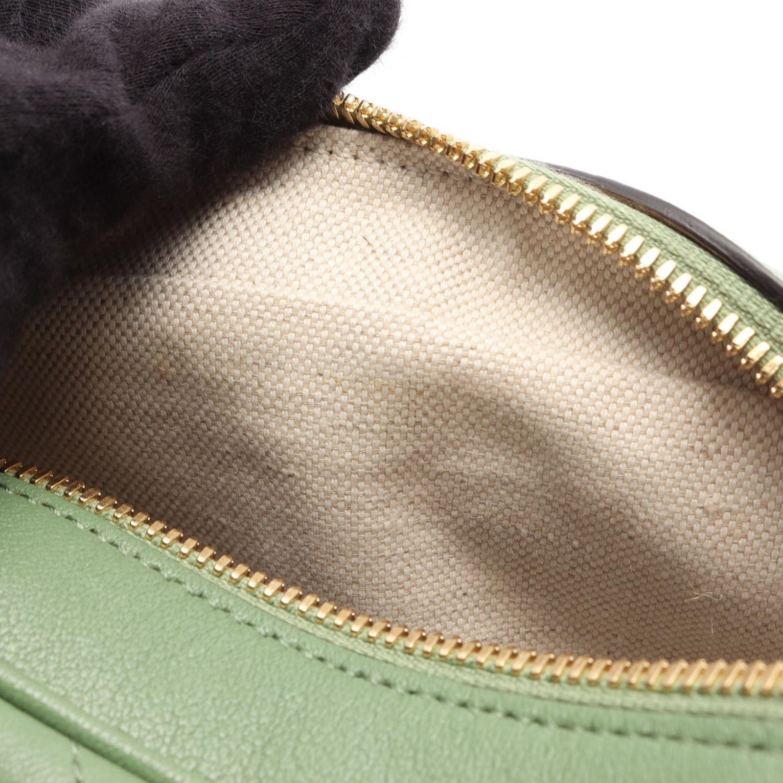 Gucci Shoulder Bag Blondie Green Leather — view 5