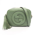 Gucci Shoulder Bag Blondie Green Leather