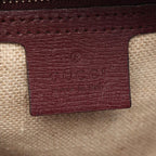 Gucci Shoulder Bag Bamboo Bordeaux Leather Tote — view 4
