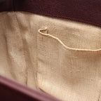 Gucci Shoulder Bag Bamboo Bordeaux Leather Tote — view 7