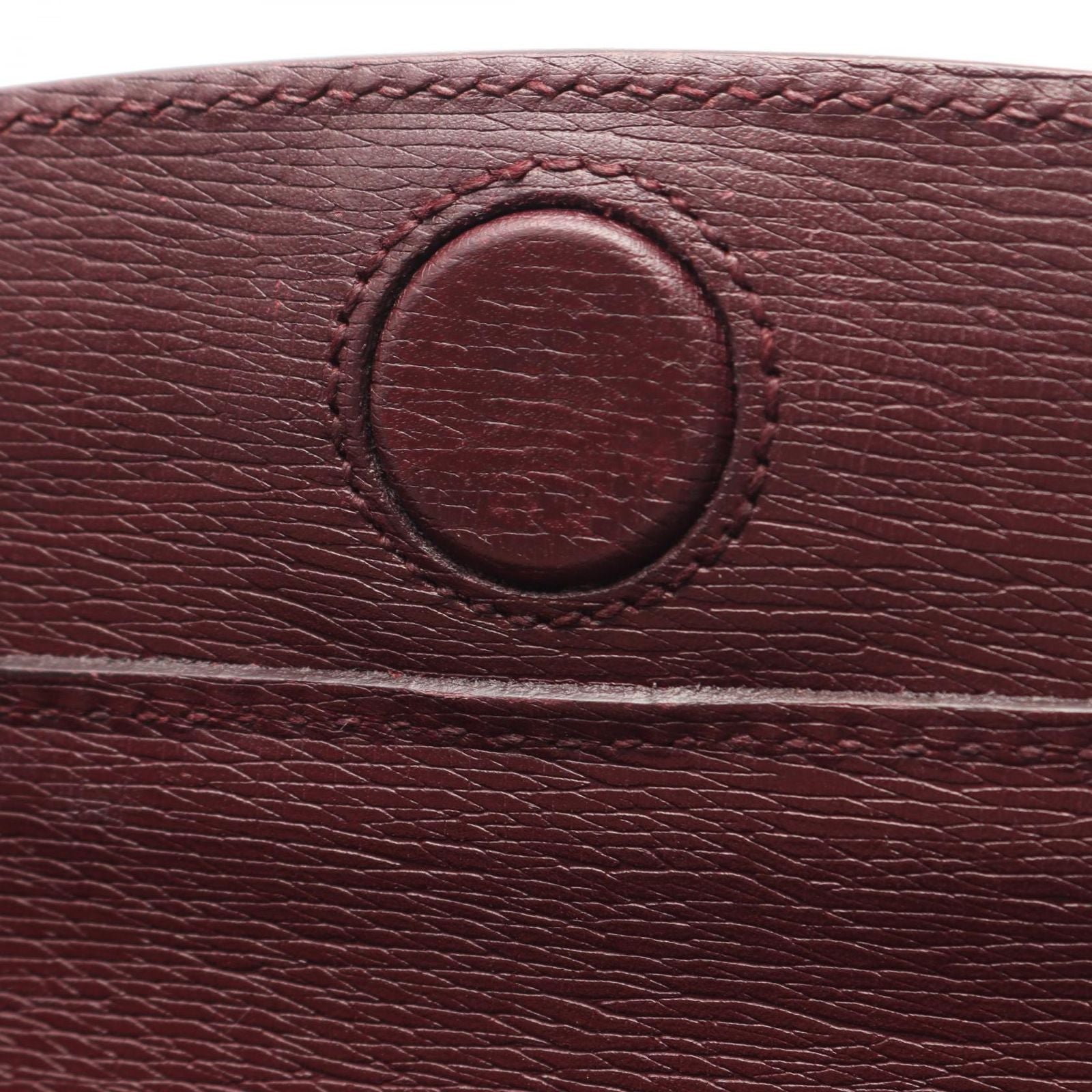 Gucci Shoulder Bag Bamboo Bordeaux Leather Tote — view 5