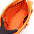 Hermes Plume 32 Orange Handbag — view 3