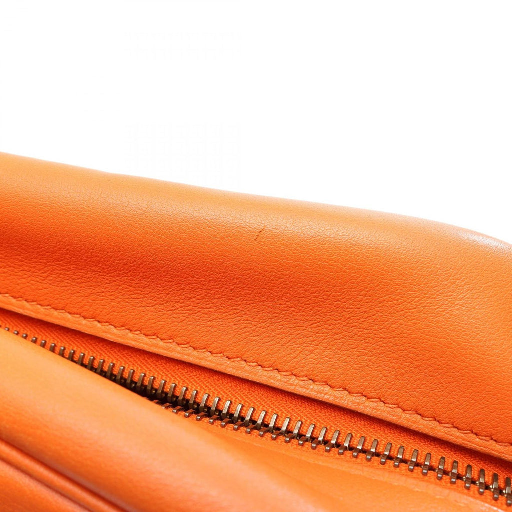 Hermes Plume 32 Orange Handbag — view 7