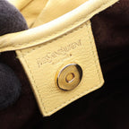 Saint Laurent Paris Shoulder Bag Tropez Yellow Leather — view 4