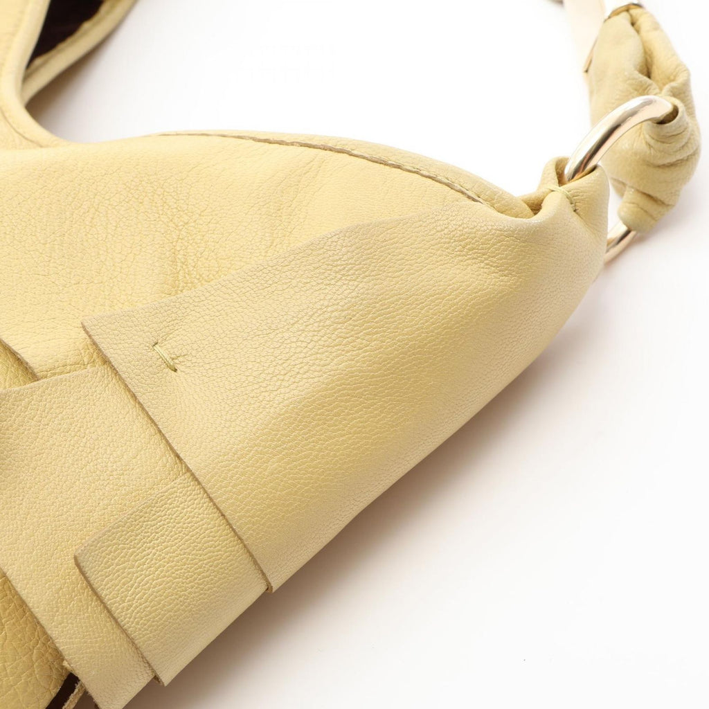 Saint Laurent Paris Shoulder Bag Tropez Yellow Leather — view 7