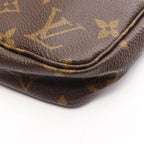Louis Vuitton Pochette Accessory Soir Monogram Canvas Leather Handbag — view 6