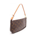 Louis Vuitton Pochette Accessory Soir Monogram Canvas Leather Handbag — view 2