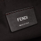 Fendi by the Way Medium 2-Way Khaki Pink Gray Leather Handbag — view 4