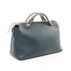 Fendi by the Way Medium 2-Way Khaki Pink Gray Leather Handbag — view 2