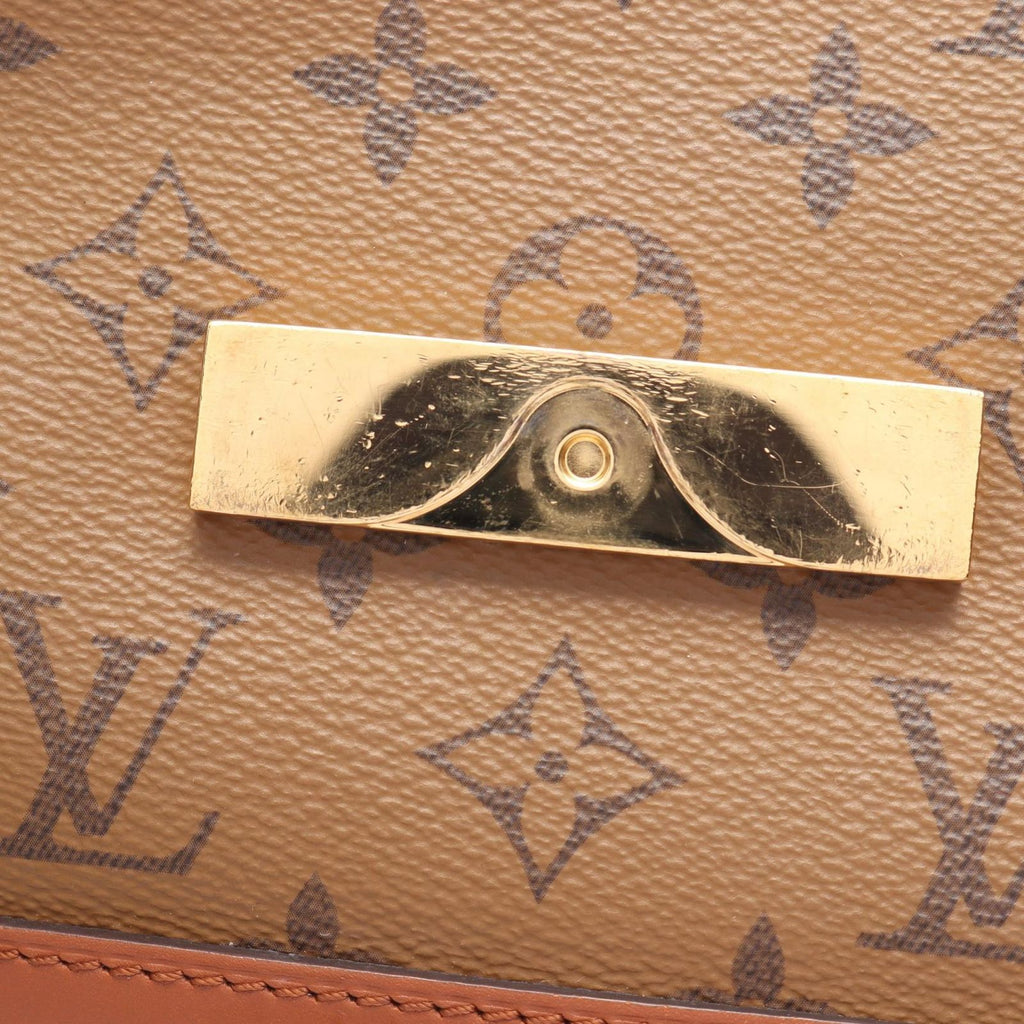 Louis Vuitton Shoulder Bag Dauphine MM 2-Way Canvas Leather — view 5