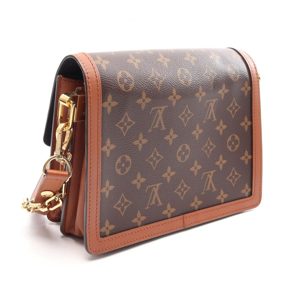 Louis Vuitton Shoulder Bag Dauphine MM 2-Way Canvas Leather — view 2