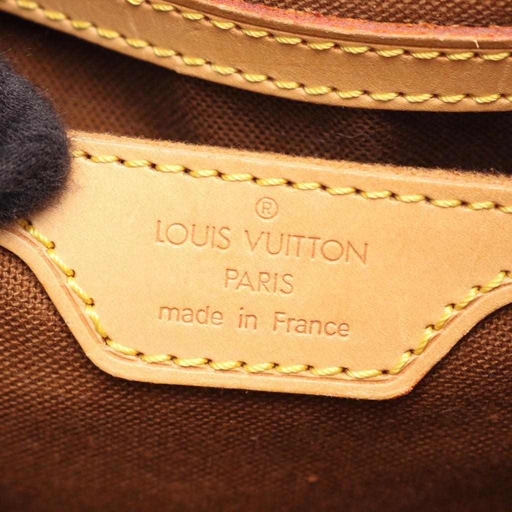 Louis Vuitton Backpack Montsouris GM Canvas Leather — view 4