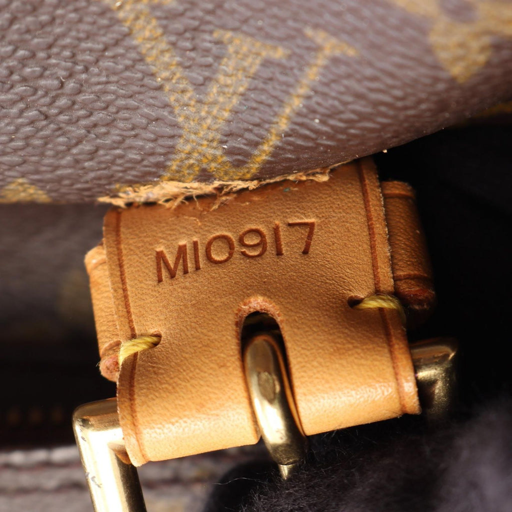 Louis Vuitton Backpack Montsouris GM Canvas Leather — view 5