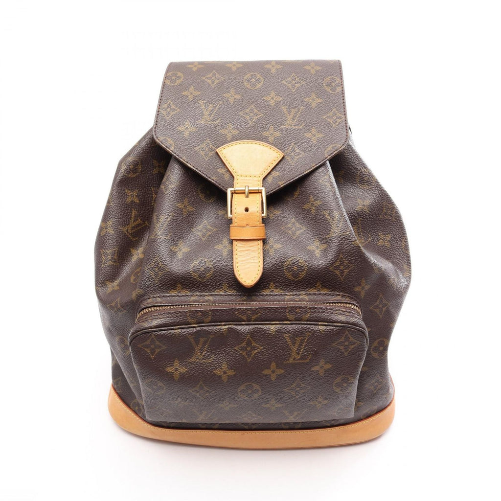 Louis Vuitton Backpack Montsouris GM Canvas Leather