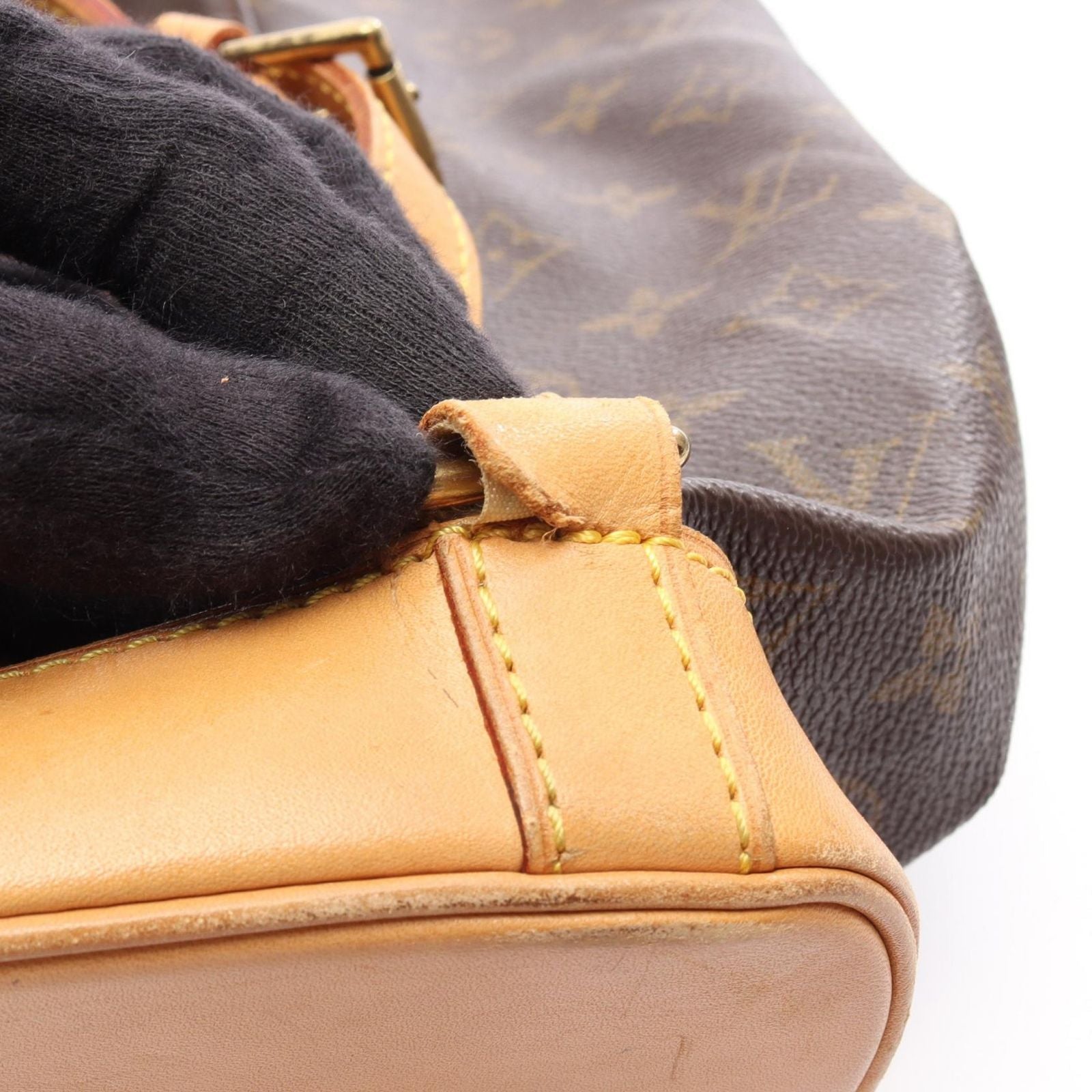 Louis Vuitton Backpack Montsouris GM Canvas Leather — view 6