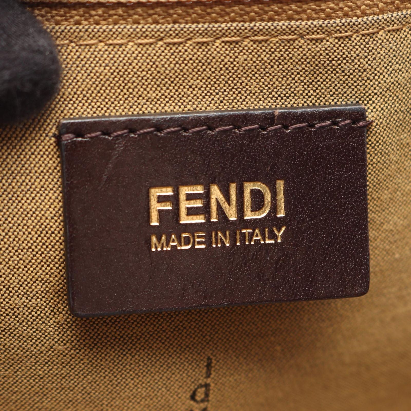 Fendi Shoulder Bag Zucca Bag Leather — view 4