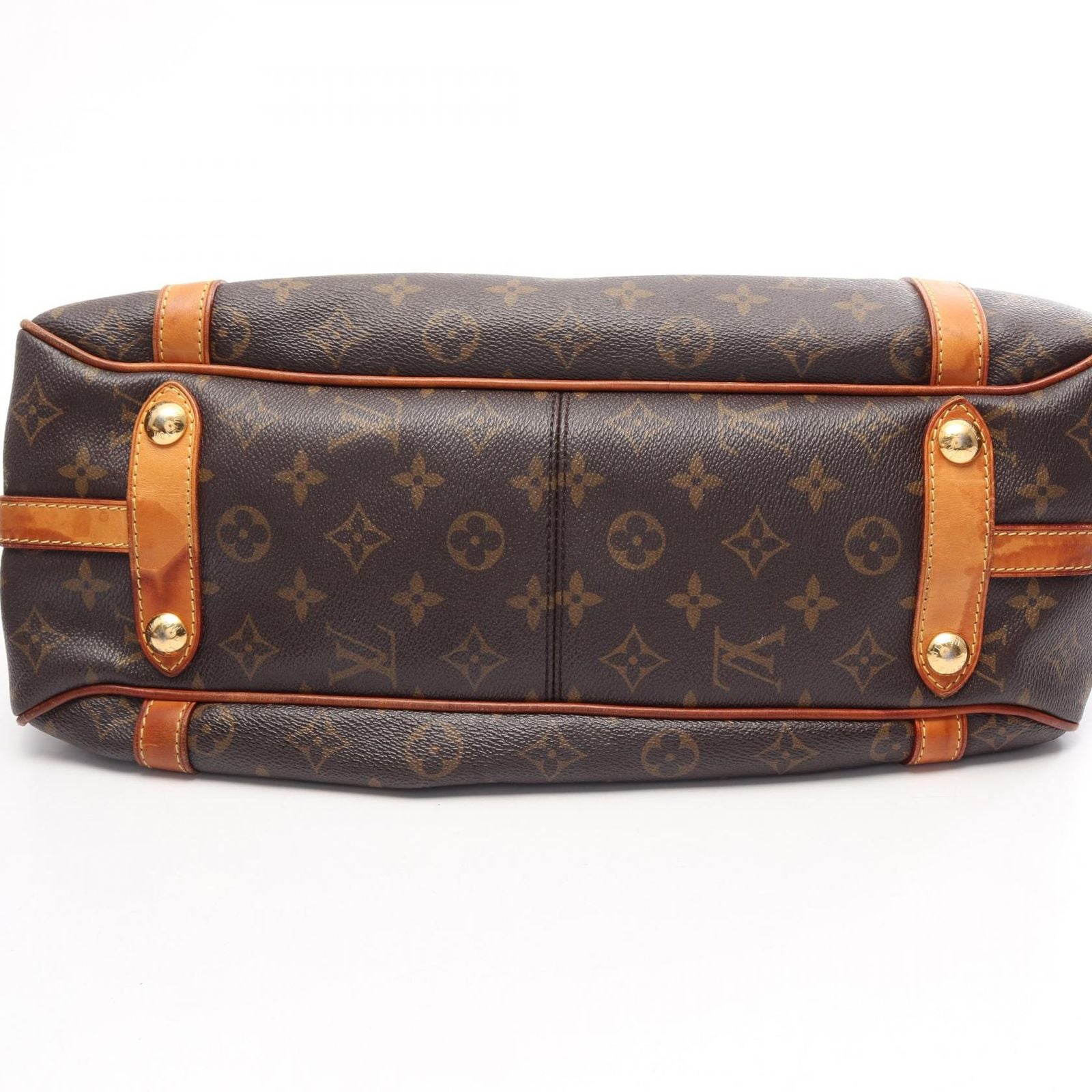 Louis Vuitton Shoulder Bag Strether PM Canvas Leather — view 6