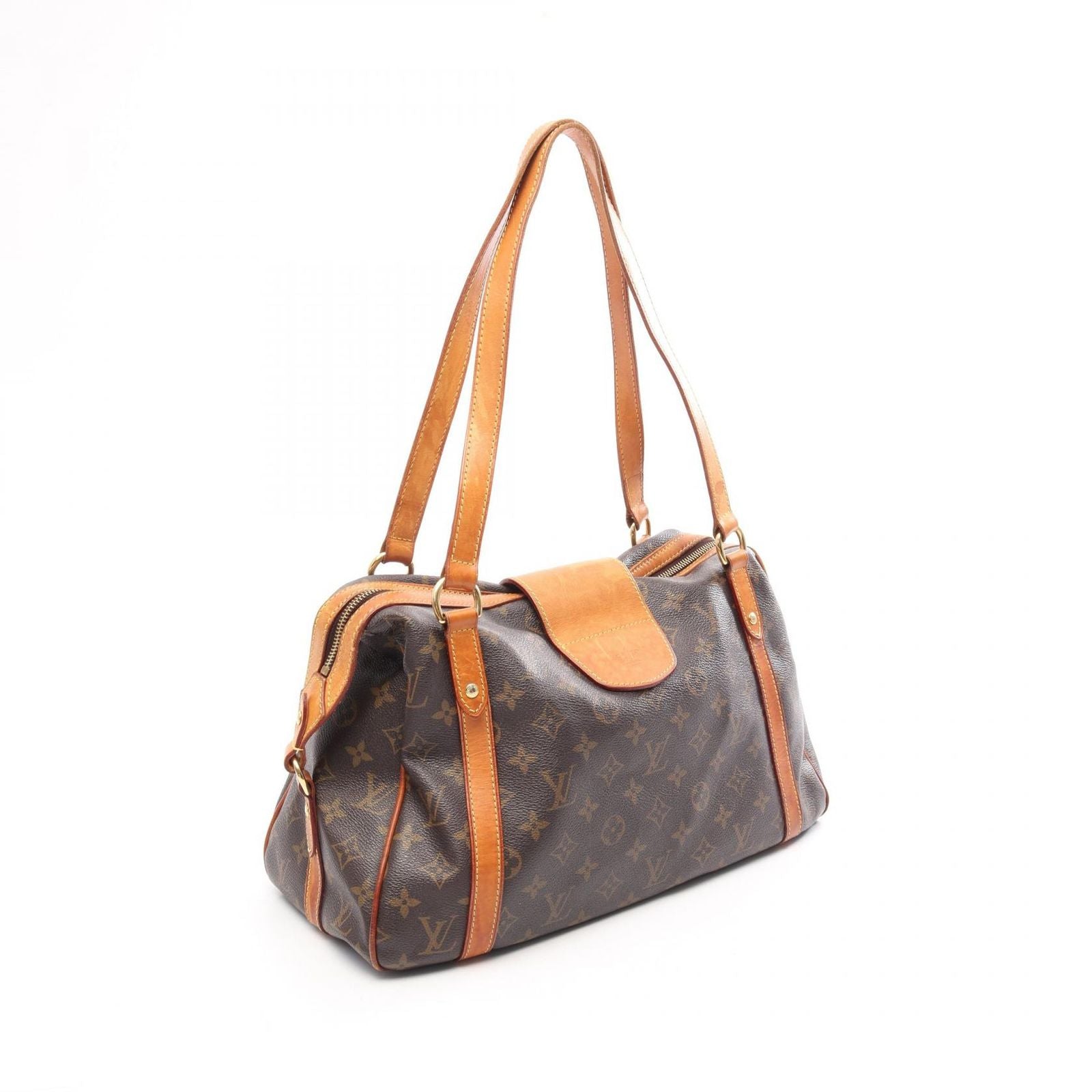Louis Vuitton Shoulder Bag Strether PM Canvas Leather — view 2