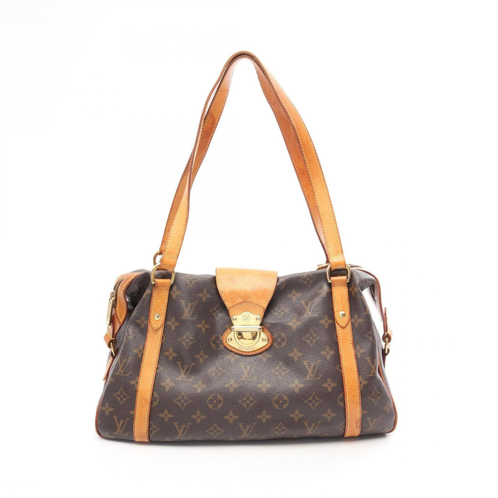 Louis Vuitton Shoulder Bag Strether PM Canvas Leather