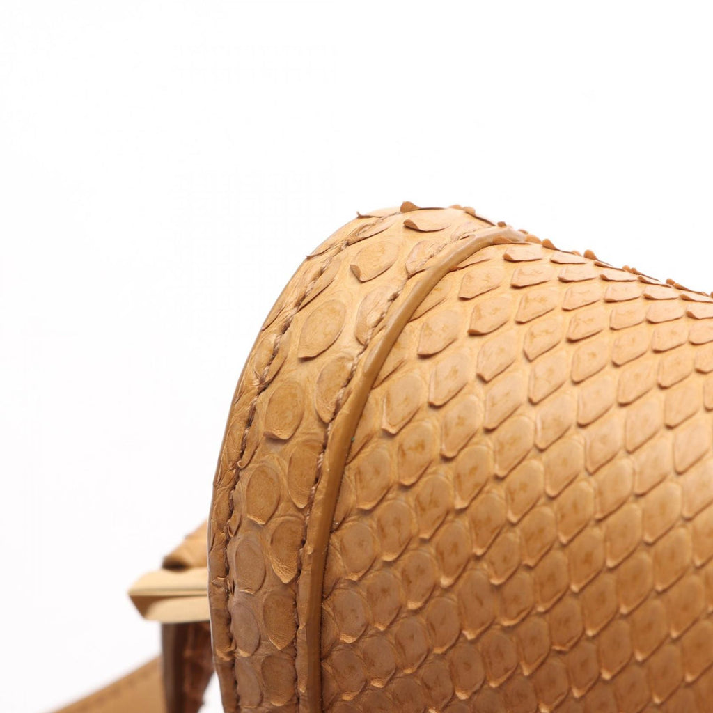 Saint Laurent Paris Shoulder Bag Solferino Mini Beige Exotic Leather — view 8