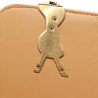 Saint Laurent Paris Shoulder Bag Solferino Mini Beige Exotic Leather — view 5