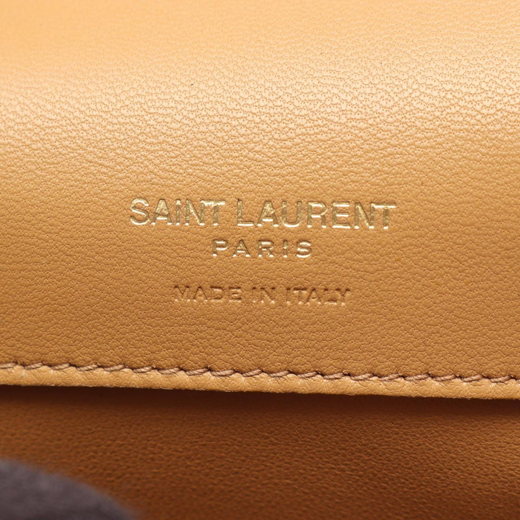 Saint Laurent Paris Shoulder Bag Solferino Mini Beige Exotic Leather — view 4