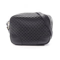 Gucci Shoulder Bag Bree Micro Guccissima Black Leather