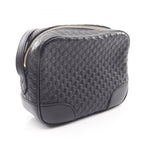 Gucci Shoulder Bag Bree Micro Guccissima Black Leather — view 2