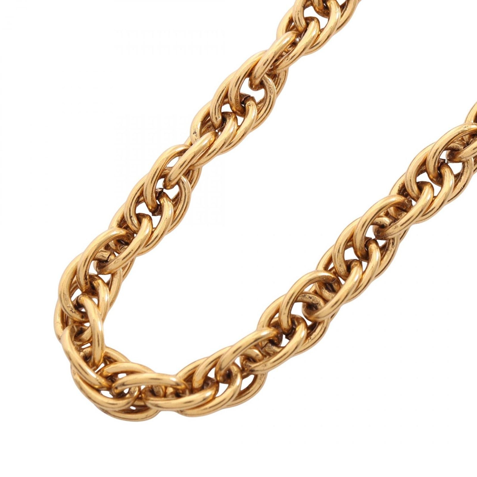 Chanel Necklace CC Logo Long Vintage Coco