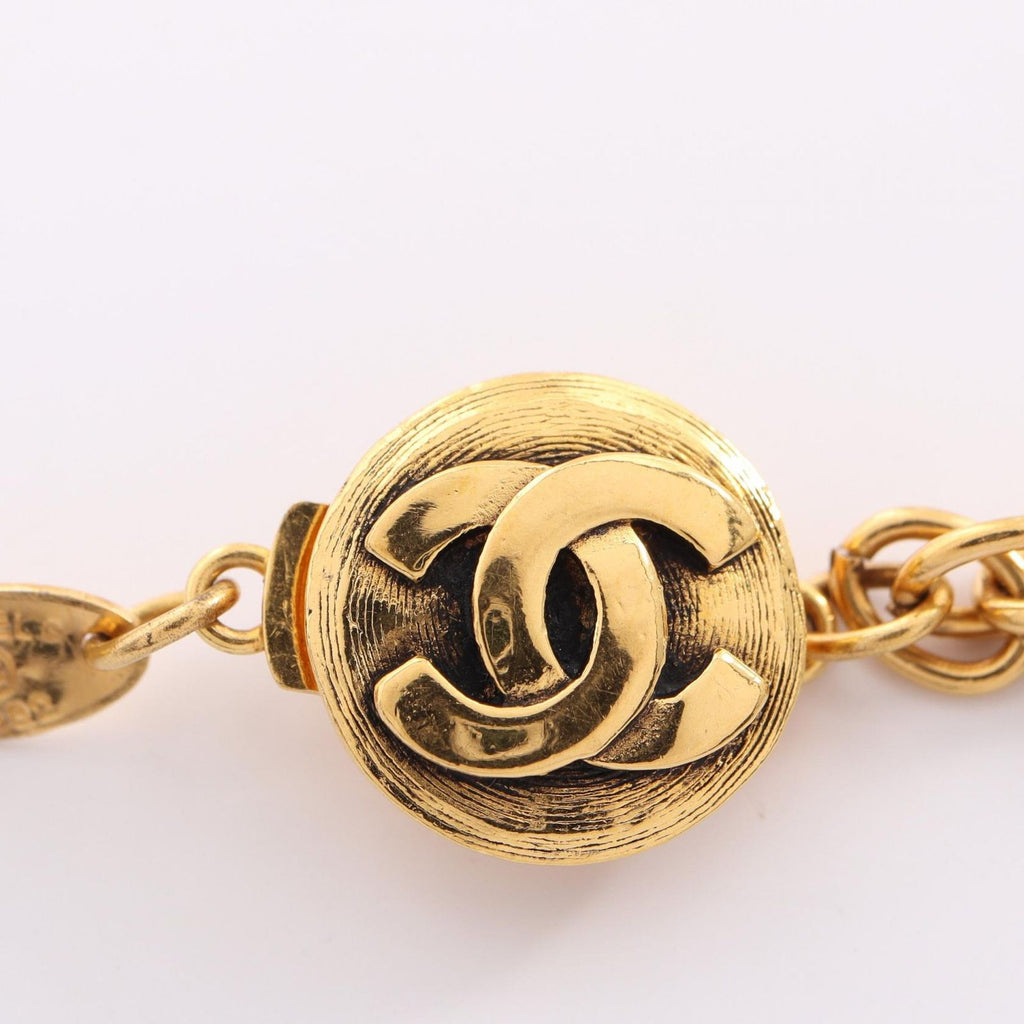 Chanel Necklace CC Logo Long Vintage Coco — view 3