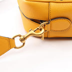 Gucci Shoulder Bag Adidas Yellow Brown Green Leather Small — view 5