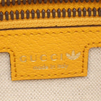Gucci Shoulder Bag Adidas Yellow Brown Green Leather Small — view 4