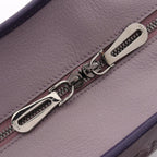 Loewe Amazona 36 Purple Pink Leather Handbag — view 7