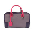 Loewe Amazona 36 Purple Pink Leather Handbag