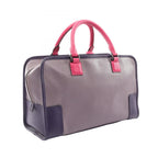 Loewe Amazona 36 Purple Pink Leather Handbag — view 2
