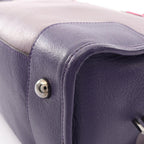 Loewe Amazona 36 Purple Pink Leather Handbag — view 6