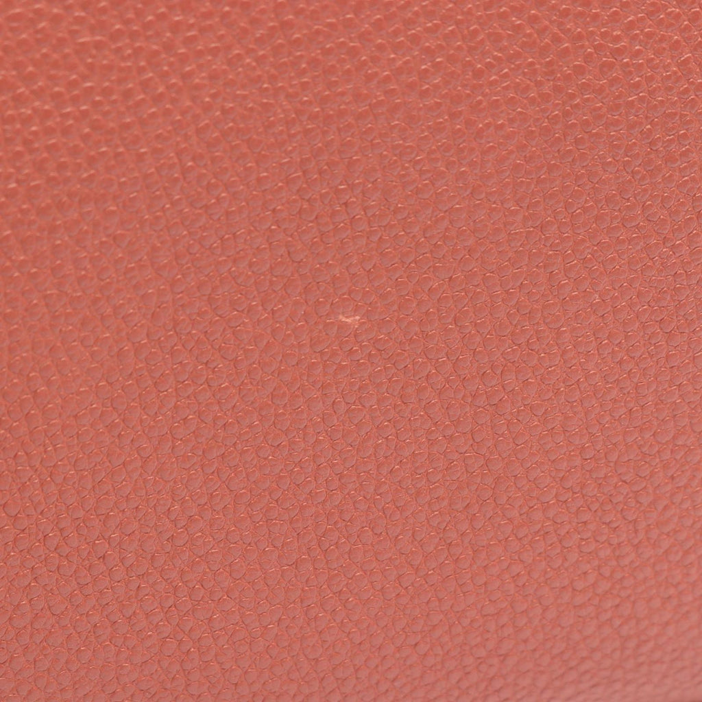 Saint Laurent Paris Round Length Wallet Classic Rive Gauche Terracotta Leather — view 5